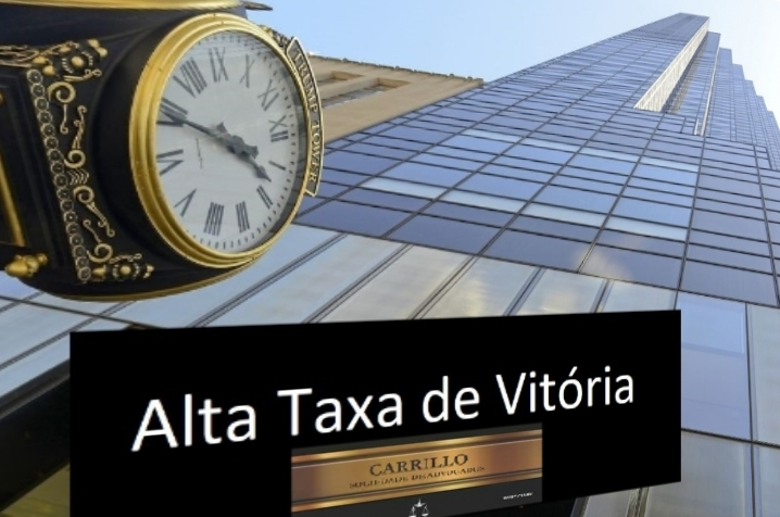 Alta taxa de vitória - Carrillo Advogados